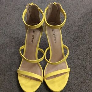Yellow heels